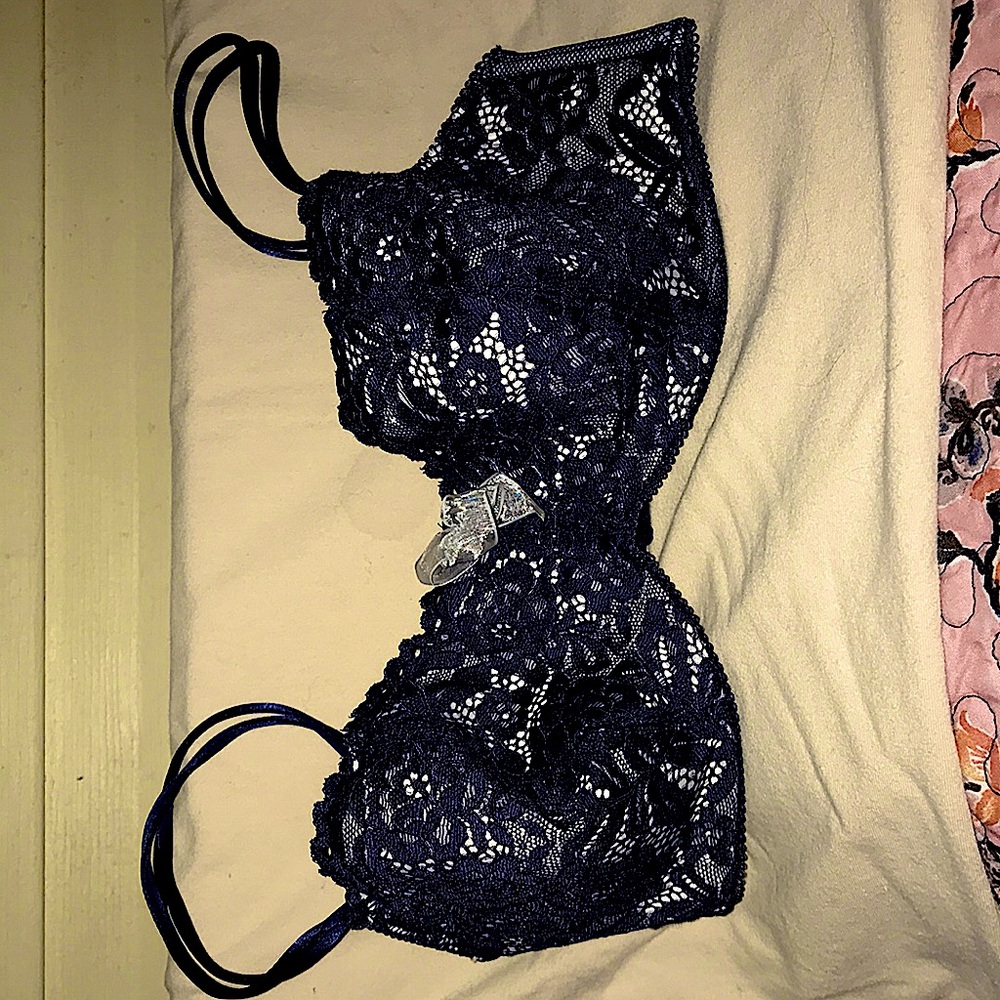 Be Tempted Dark Blue & Tan Adjustable Underwire 30A